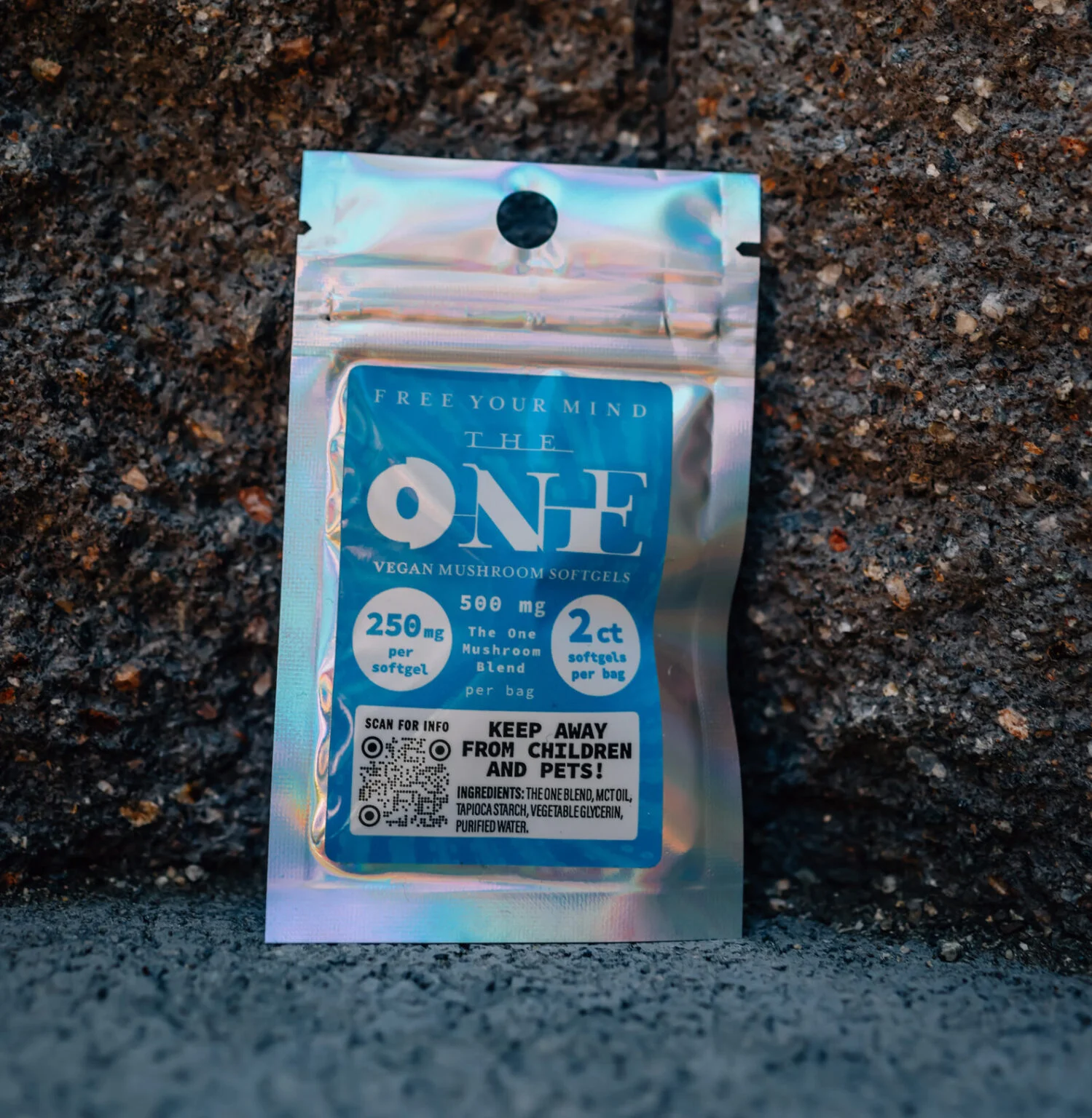 2-Count Microdose Blue Soft Gels